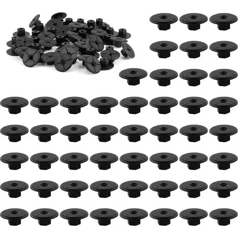 50 Stück 4-mm-Kunststoffmuttern ohne Gewinde, Kfz-Befestigungsclips, kompatibel mit W201, W124, 190d, 260e und 3er-Reihe E36, E46, E90, Teilenummer 2019900050, 51711958025 für einfachen und dauerhafte (1/5)