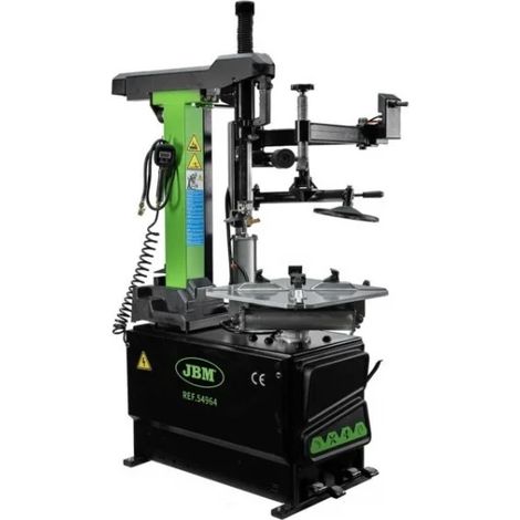JBM 54964 Smontagomme con torre basculante automatica e braccio ausiliario 220 V (1/5)