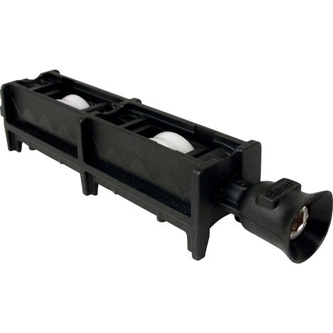 Fapim – Chariot double réglable pour rail de porte coulissante – Galets nylon Delrin – Réglage précis – Pour menuiserie aluminium