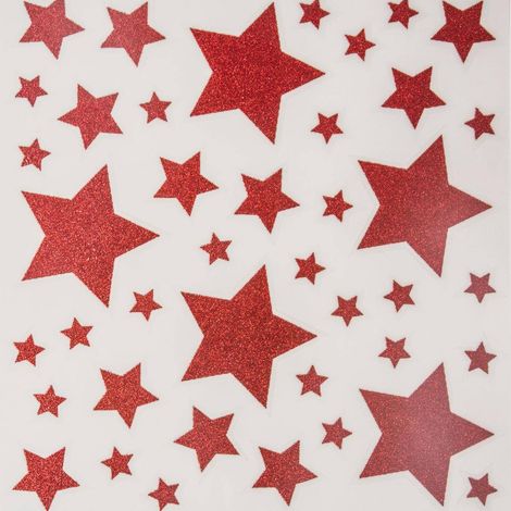 Glitter Stern Dekoration 30X32 -