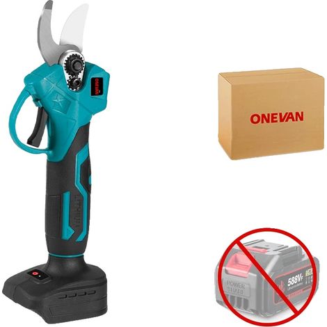 Tijeras de podar, motor sin escobillas, diseño ergonómico, no requiere batería - Azul (1/2)