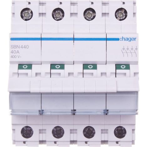 Interruttore sezionatore modulare 40A 4P SBN440