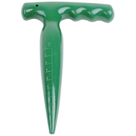 Lot de 2 perforatrices de jardinage avec poignée ergonomique pour planter des semis et désherber (1/5)