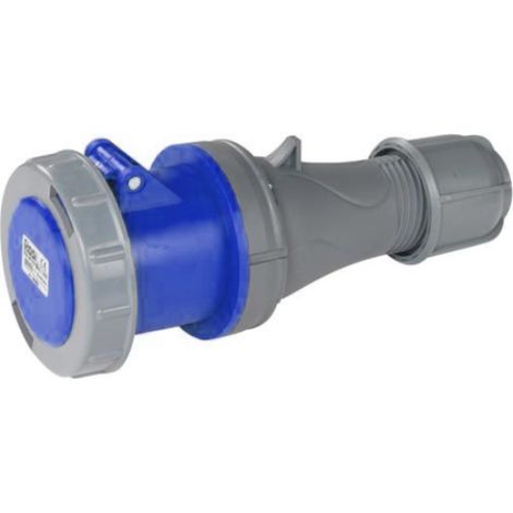 Presa industriale 230V, 2P+T, 63A, IP67, blu - Rosi 1009059