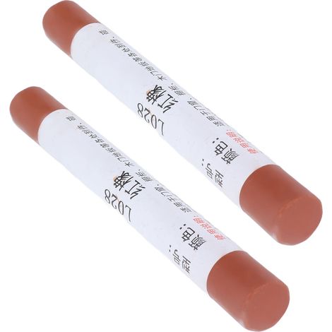 Set aus 2 Reparaturstiften für Möbel und Fußböden, für Ausbesserungsarbeiten an Lackierungen, hergestellt aus Verbundholz und Roteiche. (1/5)