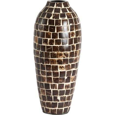 Vaso marrone in bambù naturale Light & Living Tudela (1/4)