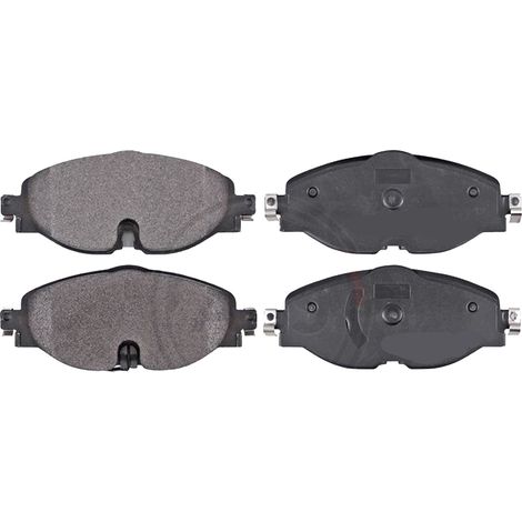 KIT PASTIGLIE FRENO ANTERIORI compatibile con VW CADDY IV CASSONE/LIMOUSINE SPAZIOSA (SAA, SAH) / PASTIGLIE FRENANTI AUTO OEM 37958, / SOSTITUZIONE DIRETTA / BASSA POLVERE / SILENZIOSO