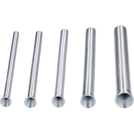 Kit de 5 ressorts de cintrage flexibles pour tubes, adapté au cintrage des tubes en cuivre et en aluminium. (1/5)