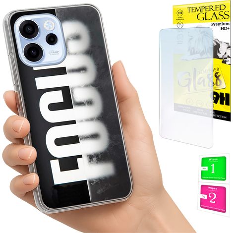 Custodia per Oppo Reno 15F / 15F FS Photo cover Cover posteriore + vetro 9H (1/5)
