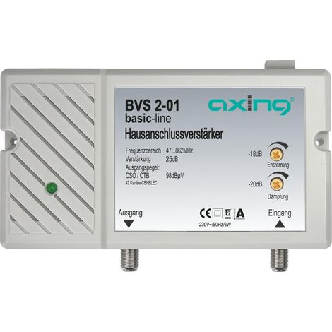 Axing BVS 2 01 Amplificador de televisión 25 dB