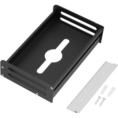 Porte-serviettes mural rectangulaire en aluminium, support téléphone étanche, rouleau de papier paille, fixation murale (1/5)