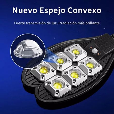 Lampadaire solaire à détection de présence humaine, applique murale LED extérieure étanche IP65, batterie intégrée (1/5)