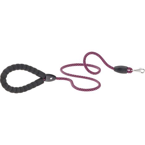 Ferplast SPORT EXTREME G Guinzaglio per cani in nylon con maniglia imbottita. Variante 8/120 - Misure: Ø 8 mm x L 120 cm - Fucsia
