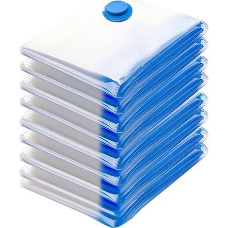 Sac de rangement sous vide pour vêtements, réutilisable et peu encombrant pour la maison et les voyages (8 pièces/30x40 cm)-AquaForge (1/4)