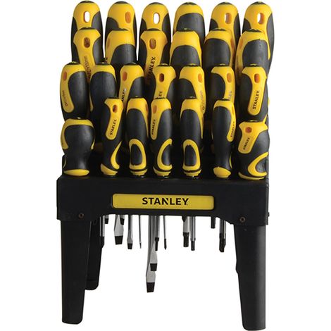 STANLEY® STHT0-62142 062142 Screwdriver Set in Rack, 26 Piece STA062142