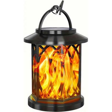 Lampe solaire extérieur Jardin Flame Lamp Au - étanche LED éclairage