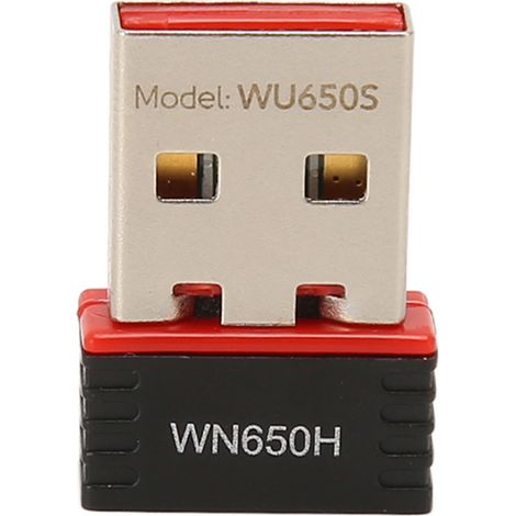 Carte réseau sans fil USB double bande 650 Mbps, récepteur et émetteur WiFi 2,4 GHz/5 GHz (1/5)