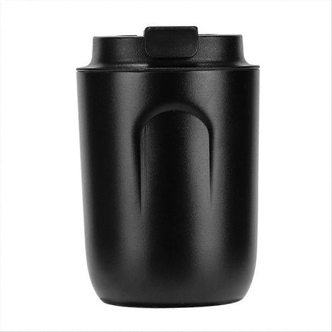 Acier inoxydable tasse à café voyage tasse double paroi vide tasse noir (1/5)