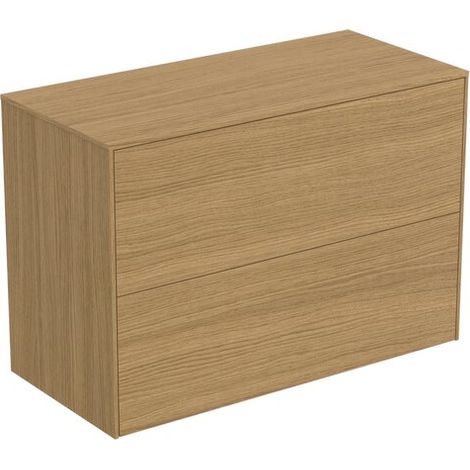 IDEAL STANDARD T4328Y6 Meuble bas WT Conca, 2 tiroirs (1/2)