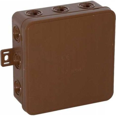 Scatola flessibile V7 n/t 100x100x41mm click marrone (1/2)