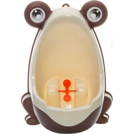 Pipi cible grenouille mignon pour garçons, entraînement toilettes avec ventouse, pot cartoon pour enfants, point de visée amusant. (1/5)