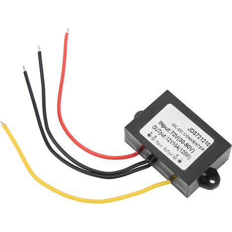 Convertisseur abaisseur étanche IP67 DC 72V vers DC 12V 10A pour véhicule (1/5)
