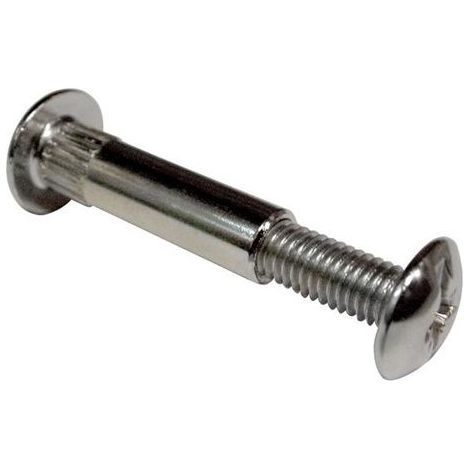 Giunzione a Vite per Assemblaggio Mobili Zincata 6x30mm Estensione fino a 40 mm 200Pz (1/2)