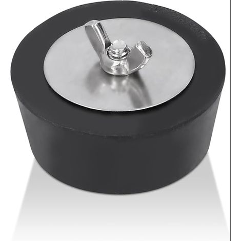 Bouchons d'Hivernage de Piscine Bouchon de Gel d'Expansion en Caoutchouc Empêchent Le Tuyau de Vidange d'être Endommagé Tuyauterie de Piscine Hiver Entretien des Raccords(63mm/2,5") (1/5)
