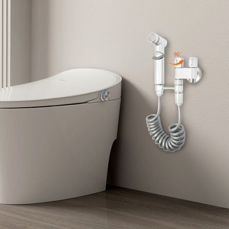Set de bidé con manguera, cabezal de ducha manual para WC, ducha de higiene para baño (1/5)