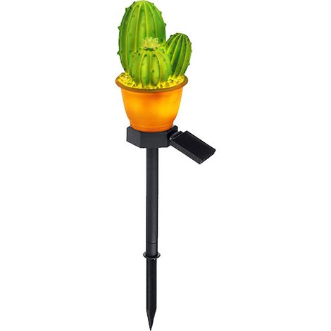 Lampada solare da esterno a forma di cactus – 3 cactus – ananas – da terra/patio/prato/giardino – lampade da terra