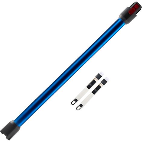 Tube Télescopique pour Dyson, Tige Rigide Rallonge compatible pour Dyson V11 V10 V15 V8 V7 Longueur 73 CM Tube À Dégagement Rapide avec Deux Petites Brosses 2 en 1 Qui Peuvent (bleu) (1/5)