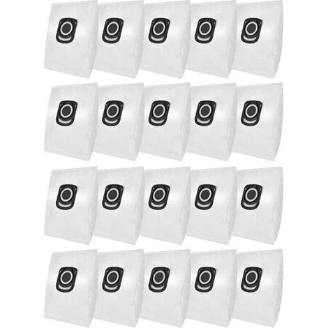 Lot de 20 Sacs Filtrants Jetables Non Tissés pour Aspirateur Compatibles avec Modèles ZR200520 et ZR200540 (1/3)