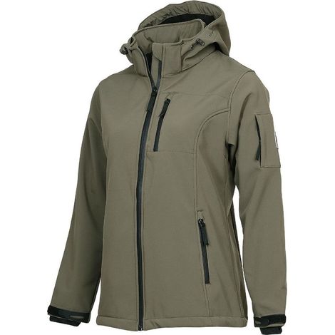 ARIEL BLOUSON DE TRAVAIL EN SOFTSHELL 1154 Kaki 3XL (1/5)