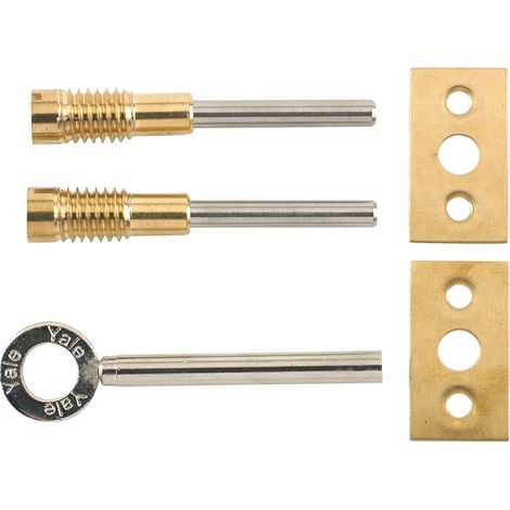 Yale Locks V-8013-2-PL 8013 Dual Screw Window Lock Brass Finish Pack of 2 YALV80132PL