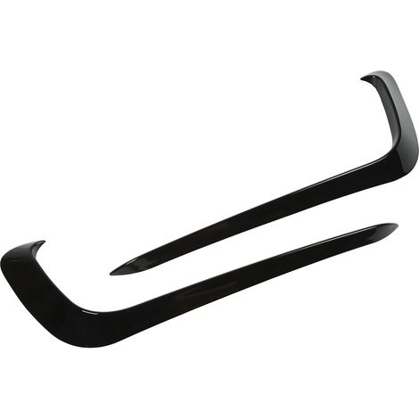 2 pièces Cadres de feux antibrouillard avant, garniture de spoiler de pare-chocs, cache de feu arrière noir brillant, diffuseur pour BMW B7 Berline Variant 2011-2015 (1/5)