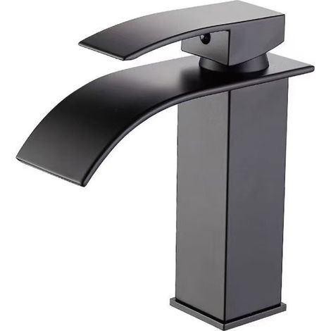 lavabo, robinet de lavabo, vasque de salle de bain, WC, lavabo à jet cascade avec eau chaude et froide, vasque de comptoir (1/3)