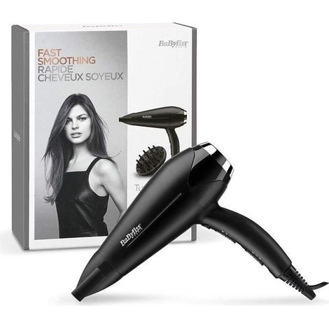 Sèche-cheveux 2200W – Moteur DC léger – Fonction ionique – Technologie céramique – 3 températures / 2 vitesses – Concentrateur 13x75 mm – Babyliss (1/5)