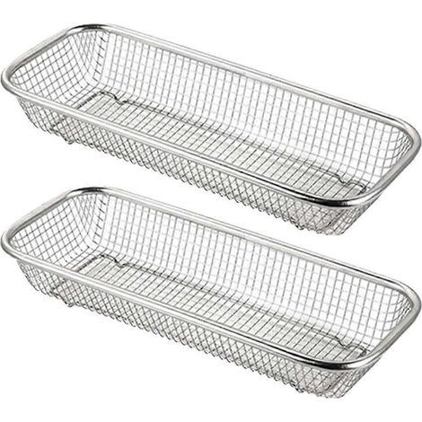 Support métallique pour lave-vaisselle, pratique pour y déposer la vaisselle pendant le nettoyage, design pratique, lot de 2. (1/5)