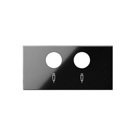 SIMON 100 - Tapa para toma R-TV+SAT blanco brillo 10000053-130 (1/2)
