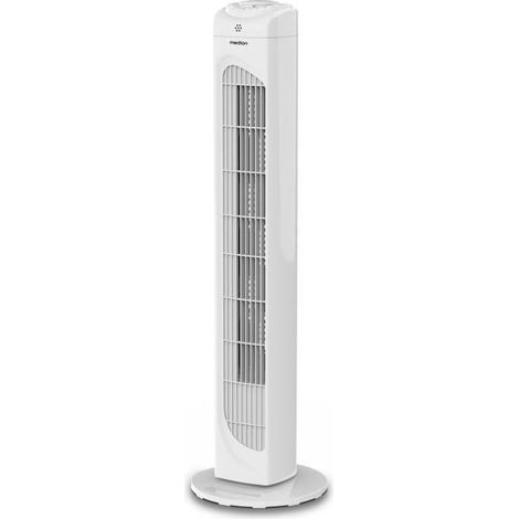 Ventilatore a colonna - MEDION - 45 W - Altezza 79 cm - Oscillazione 60° - Telecomando - Bianco