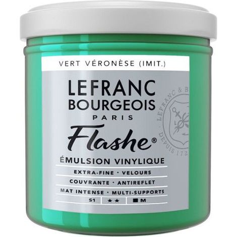 Peinture vinylique - Flashe - Vert Véronèse - 549 - Lefranc Bourgeois - 125ml