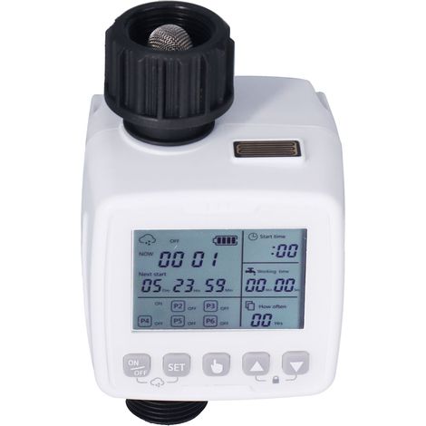 Intelligenter, automatischer Bewässerungstimer mit Regensensor, wasserdicht, inklusive Schraubendreher für den Garten (1/5)