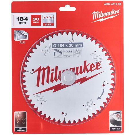 Milwaukee Kreissäge 184x30x2.4x54z TF CSB P W - Aluminium