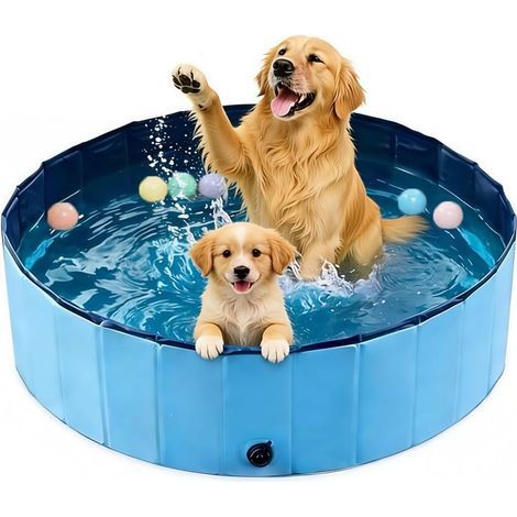Hundeplanschbecken Ø100 cm, Höhe 20 cm, PVC, mit Abfluss, für den Garten (1/5)