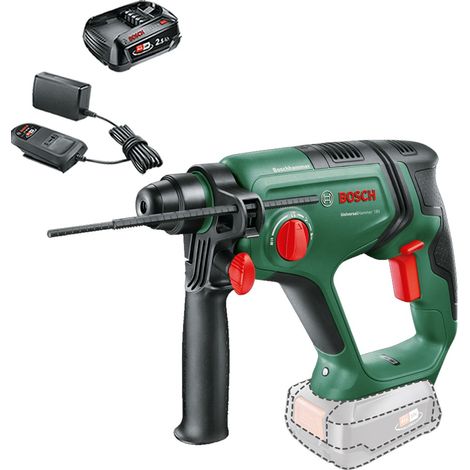 Bosch 06039D6000 UniversalHammer 18V Rotary Hammer Drill + 2.5AH Battery Kit (1/5)