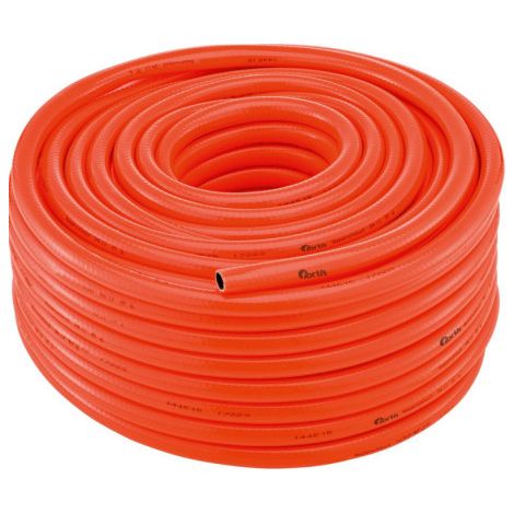Tuyau d'eau de sécuritéPVC. orange vif. 19x3.25mm. 25m FORTIS (Par 25) (1/5)