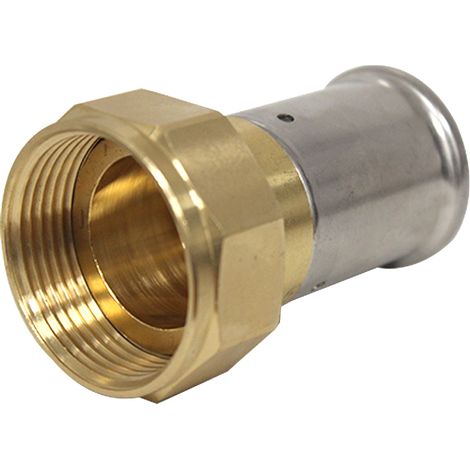 Raccord droit écrou libre laiton multicouche à sertir BE Ø32x3.0-1''1/4 (1/4)