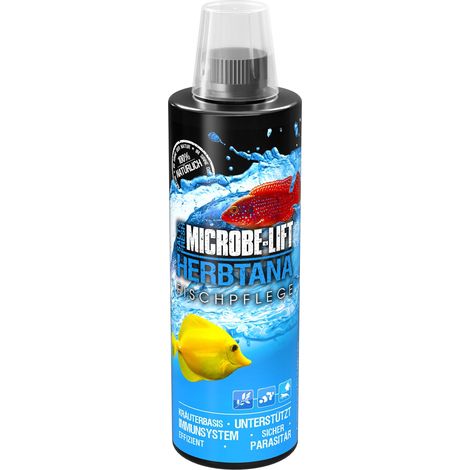 MICROBE-LIFT Herbtana – immunostimolante per pesci in tutti gli acquari di acqua dolce e marina, prodotto per la cura a base di erbe, supporta e rafforza il sistema immunitario, (1/5)