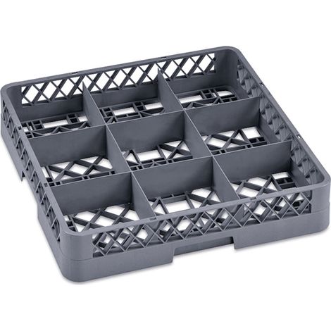 Panier à verres 50 x 50 cm 9 compartiments polypropylène DISH RACK 98 - Was Germany (1/2)