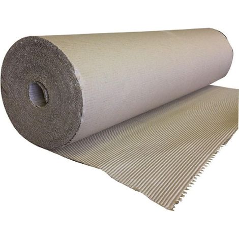 Vigor, Cartone Protettivo, 400x400x1000mm, 50x1h m, Ondulato pesante